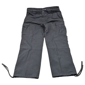 5.11 Tactical Cargo Pants XL Black Ripstop TDU Military Mens 39.5-43 Durable